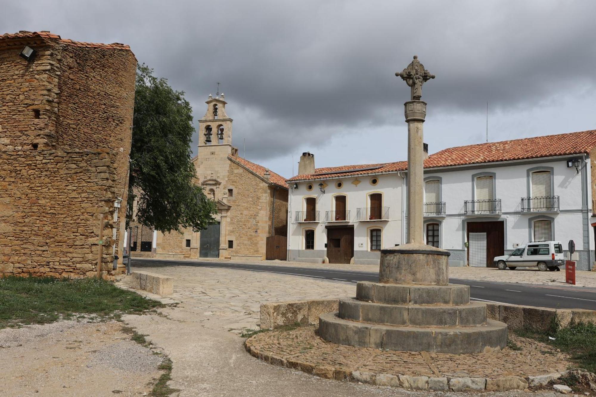 Masia Losar Villafranca del Cid Buitenkant foto
