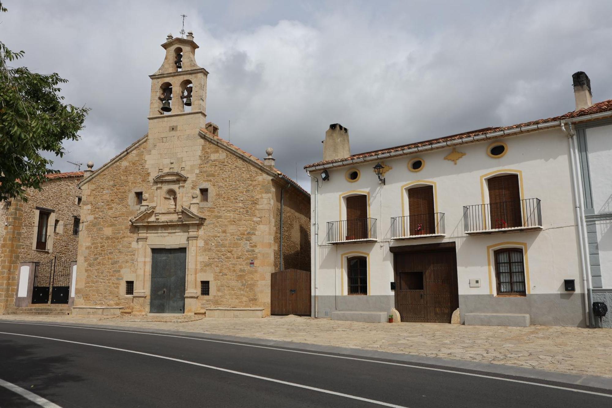 Masia Losar Villafranca del Cid Buitenkant foto