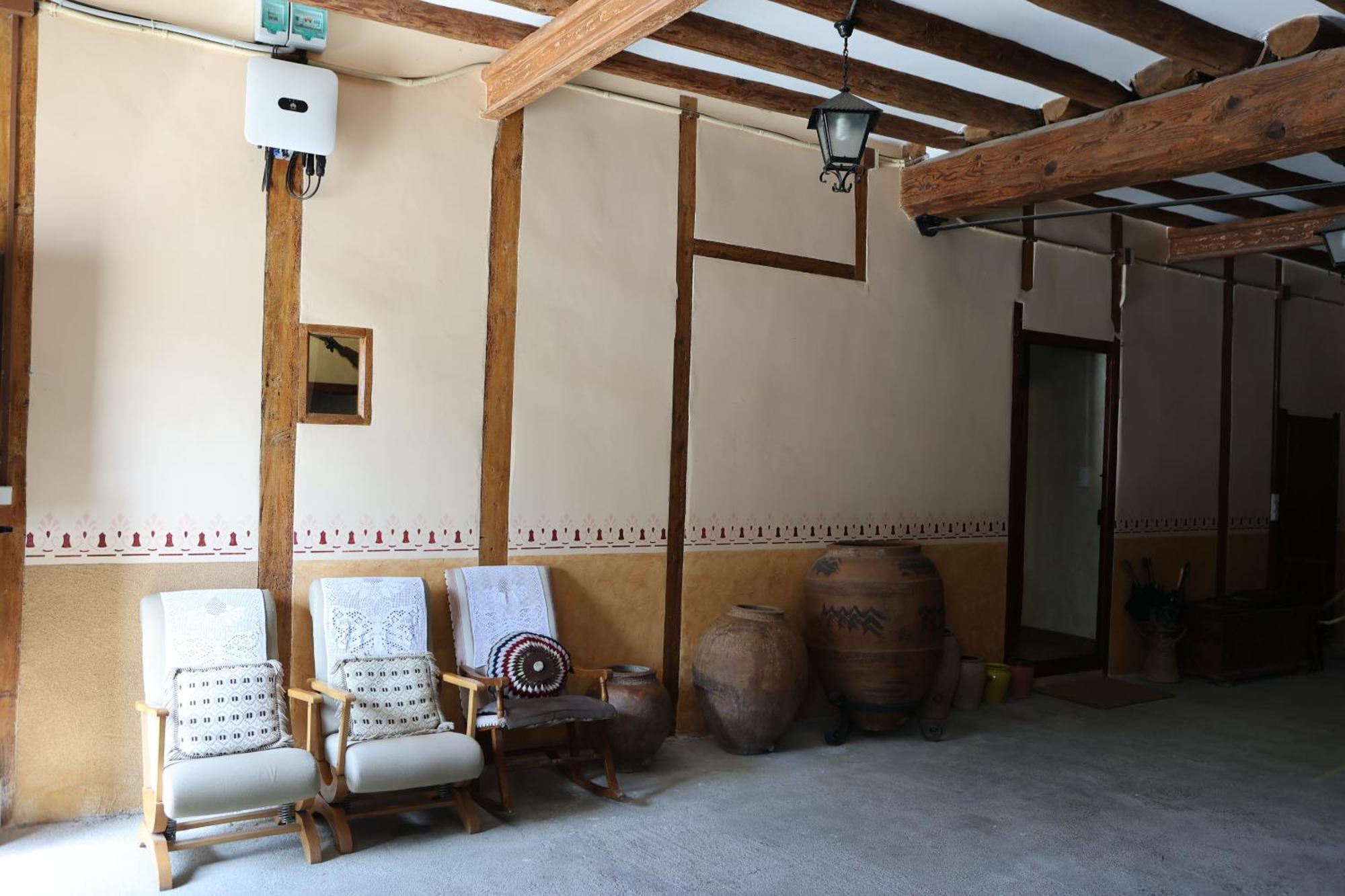 Masia Losar Villafranca del Cid Buitenkant foto